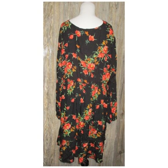 Suzanne Betro NWT Floral Dress Womens Plus Size 1x CottageCore BoHo Peasant Fall - Picture 3 of 14